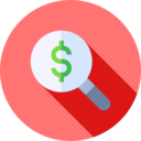 money,business and finance,dollar,business,ui,magnifying glass,commerce and shopping,search,loupe ok 